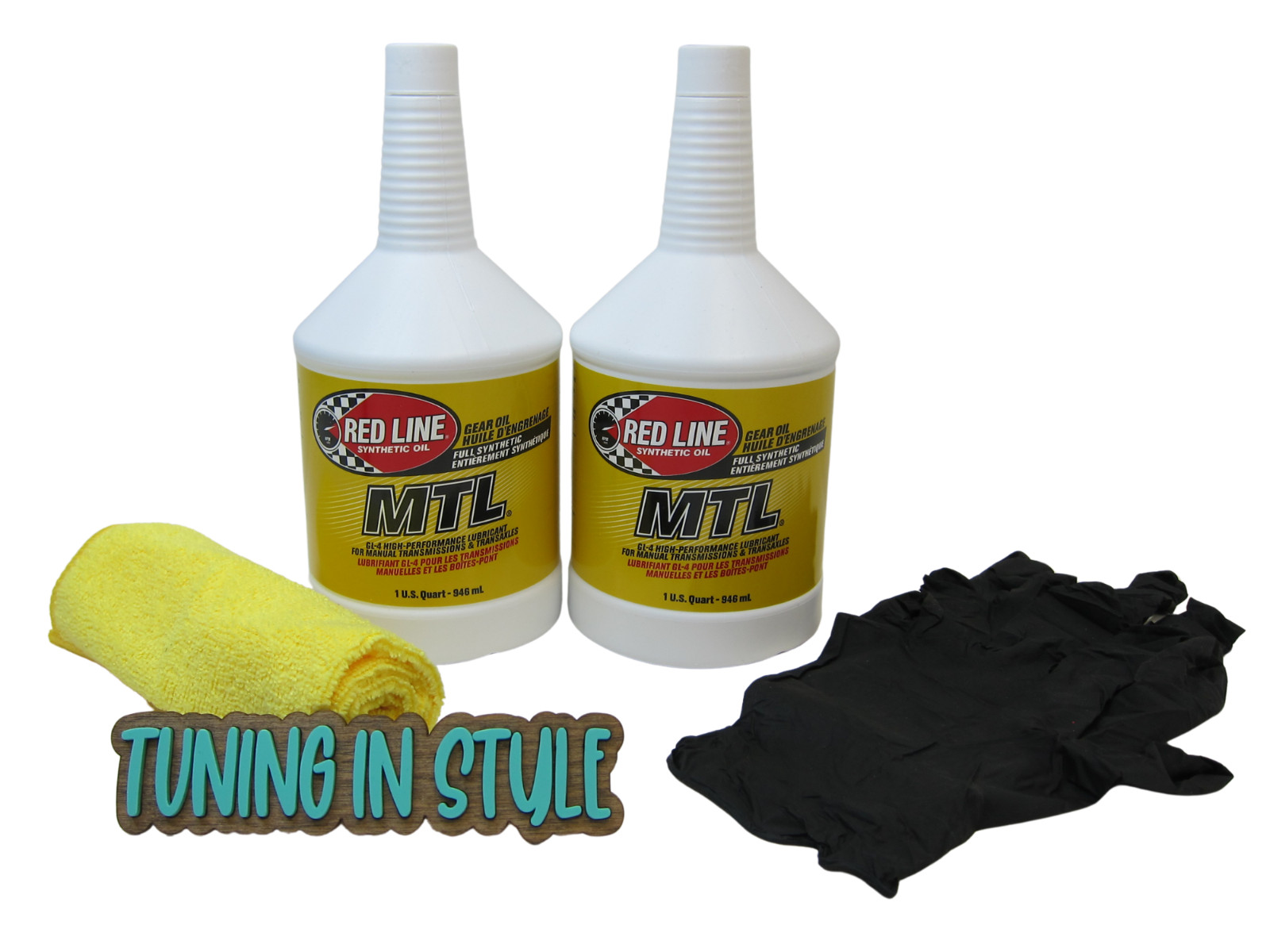 Red Line MTL GL-4 Full Synthetic Manual Transmission Lubricant Bundle of 2 Quart