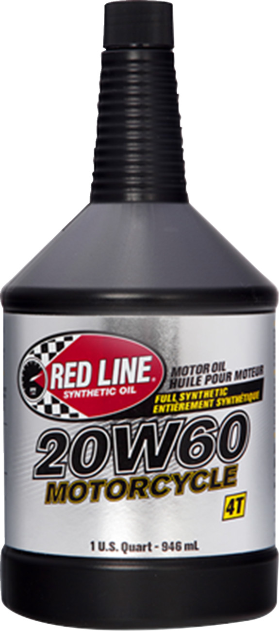 Red Line Synthetic Oil Motorcycle Oil 20W60 Part 12604 – 1 Quart