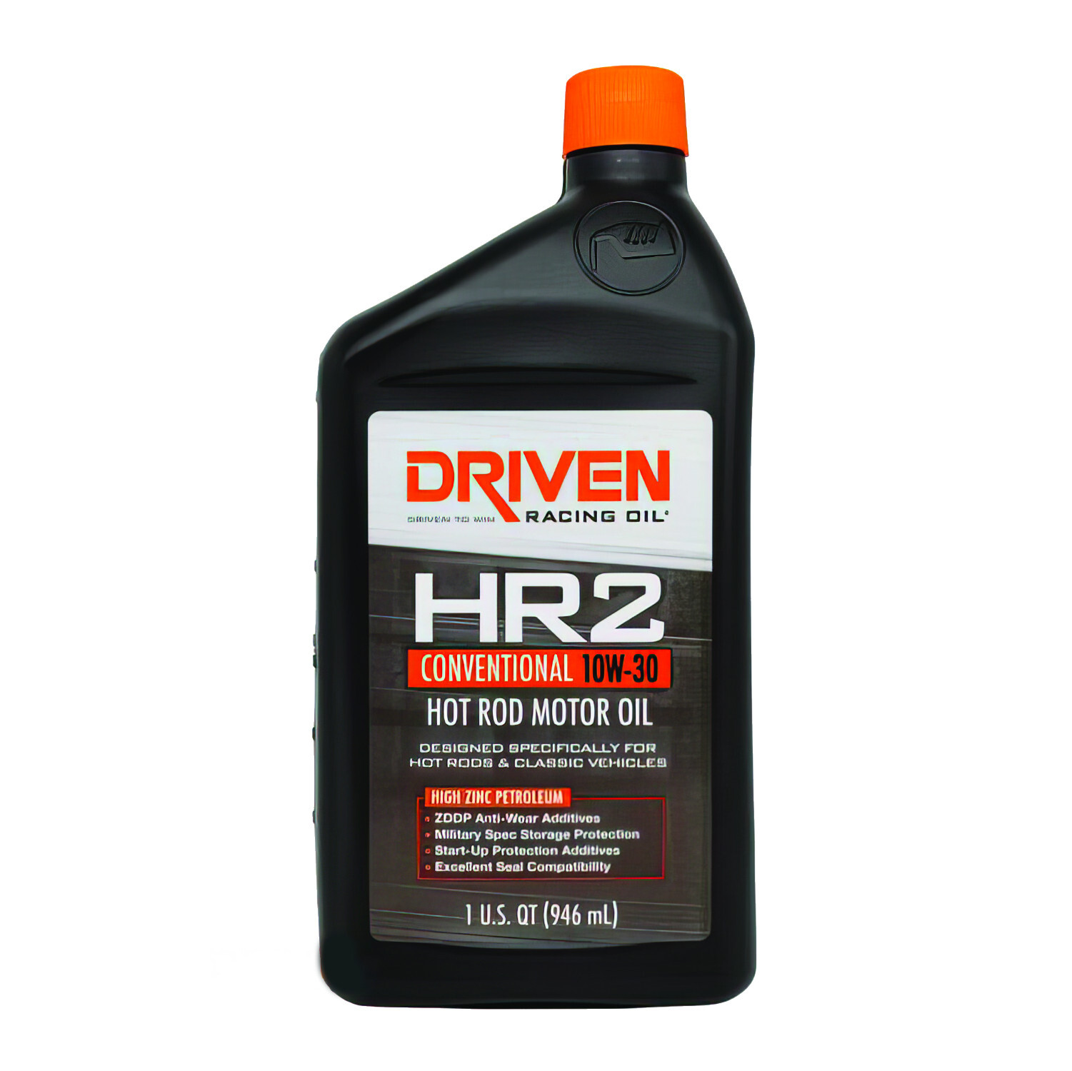 Driven Motor Oil – HR2 Hot Rod Oil – High Zinc – 10W30 – Conventional – 12qt