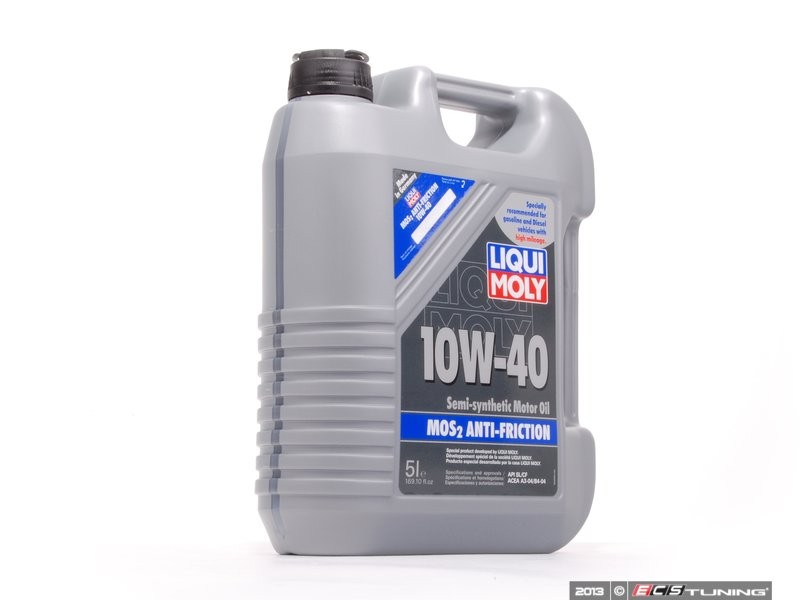 Liqui-Moly – MoS2 Anti Friction Motor Oil (10w-40) – 5 Liter – 2043