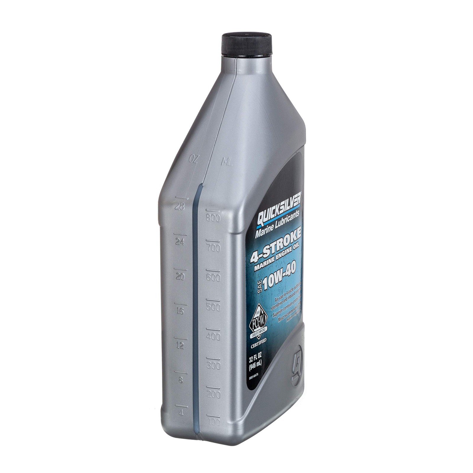 10W-40 Marine Engine Oil 1-Quart for 4-Stroke Outboard and Inboard Motors