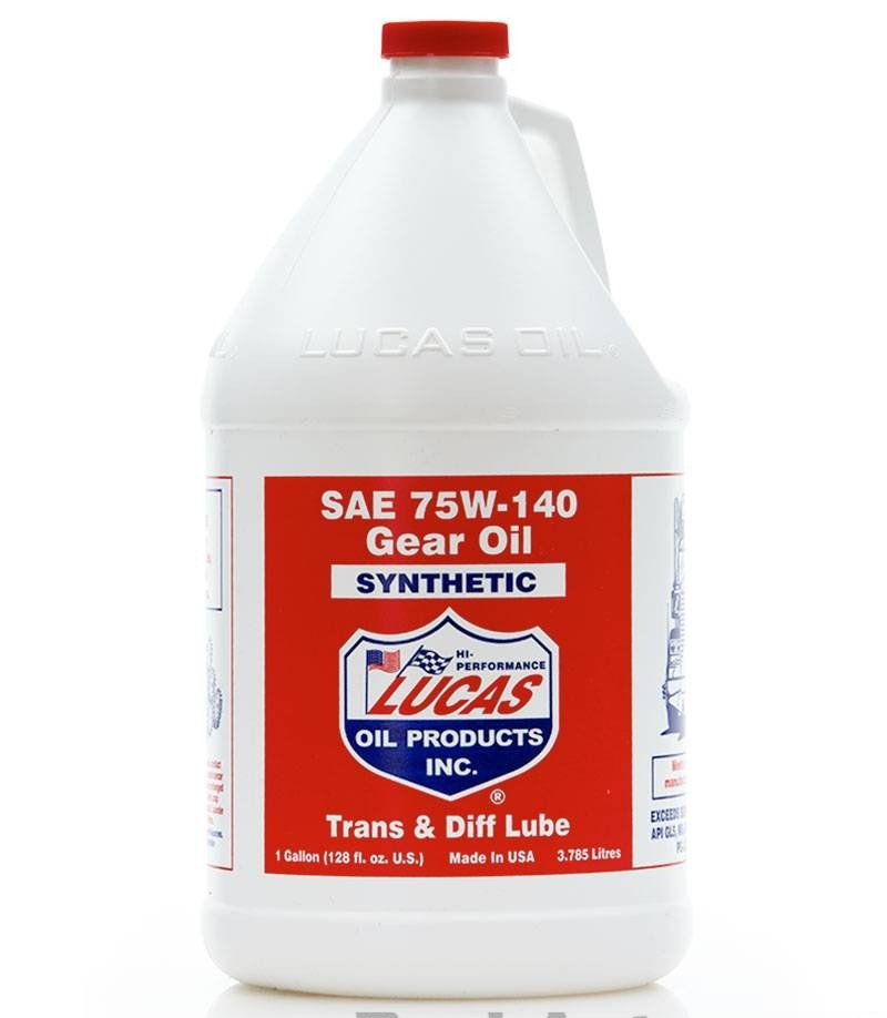 SALE- 2 PACK- LUCAS OIL 10122 Synthetic SAE 75W-140 Gear Oil; 1 Gallon