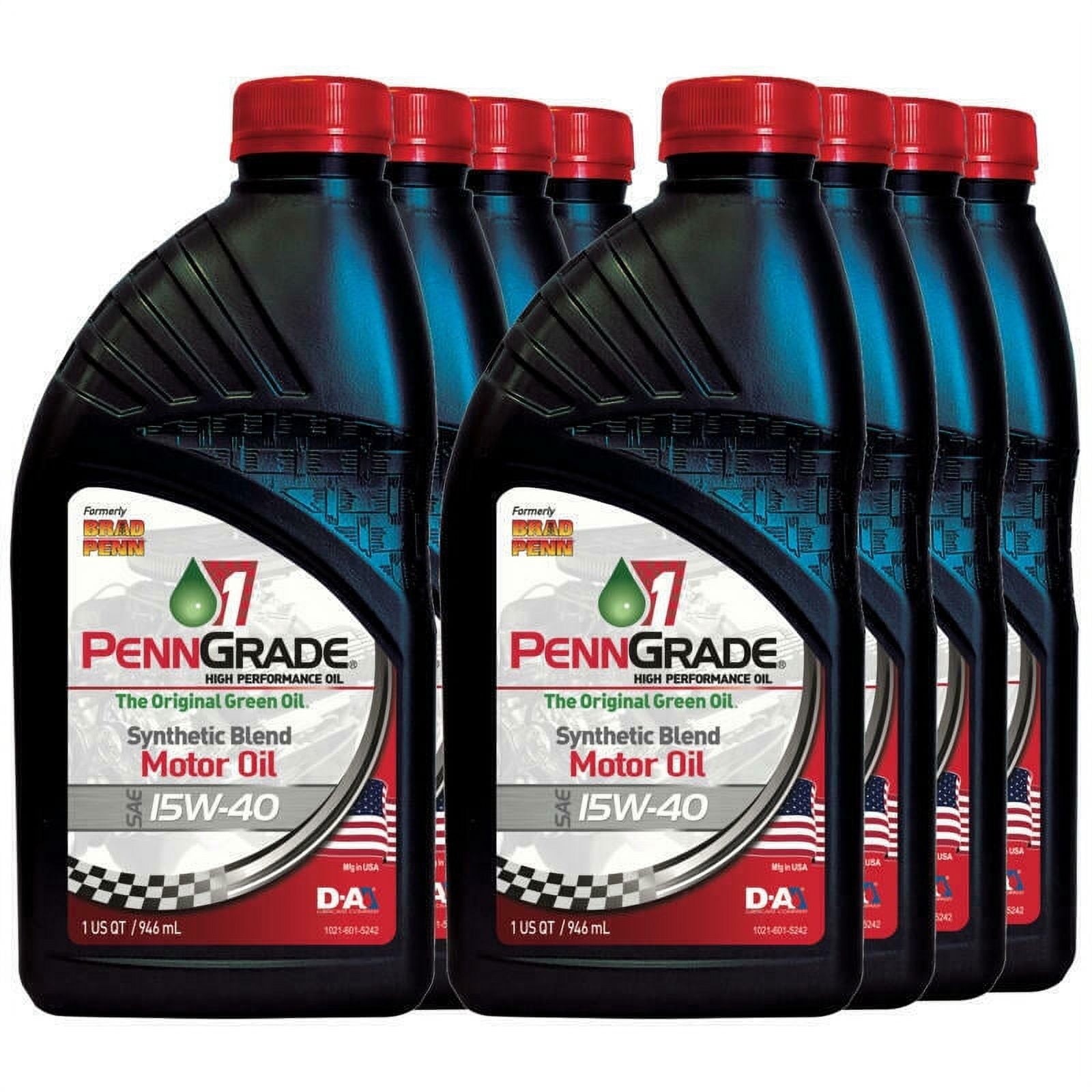 Brad Penn / PennGrade 1 Semi-Synthetic Engine Oil 71586, 15W40, 8 Quarts