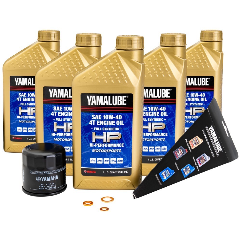 Yamalube Synthetic 10W-40 Oil Change Kit for Yamaha YXZ 1000R Side x Side