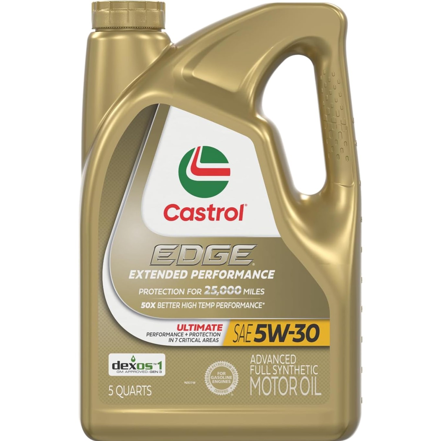 Motor Oil Synthetic 5W-30 Full Capacity Car Truck Diesel Hybrid 5 Quart