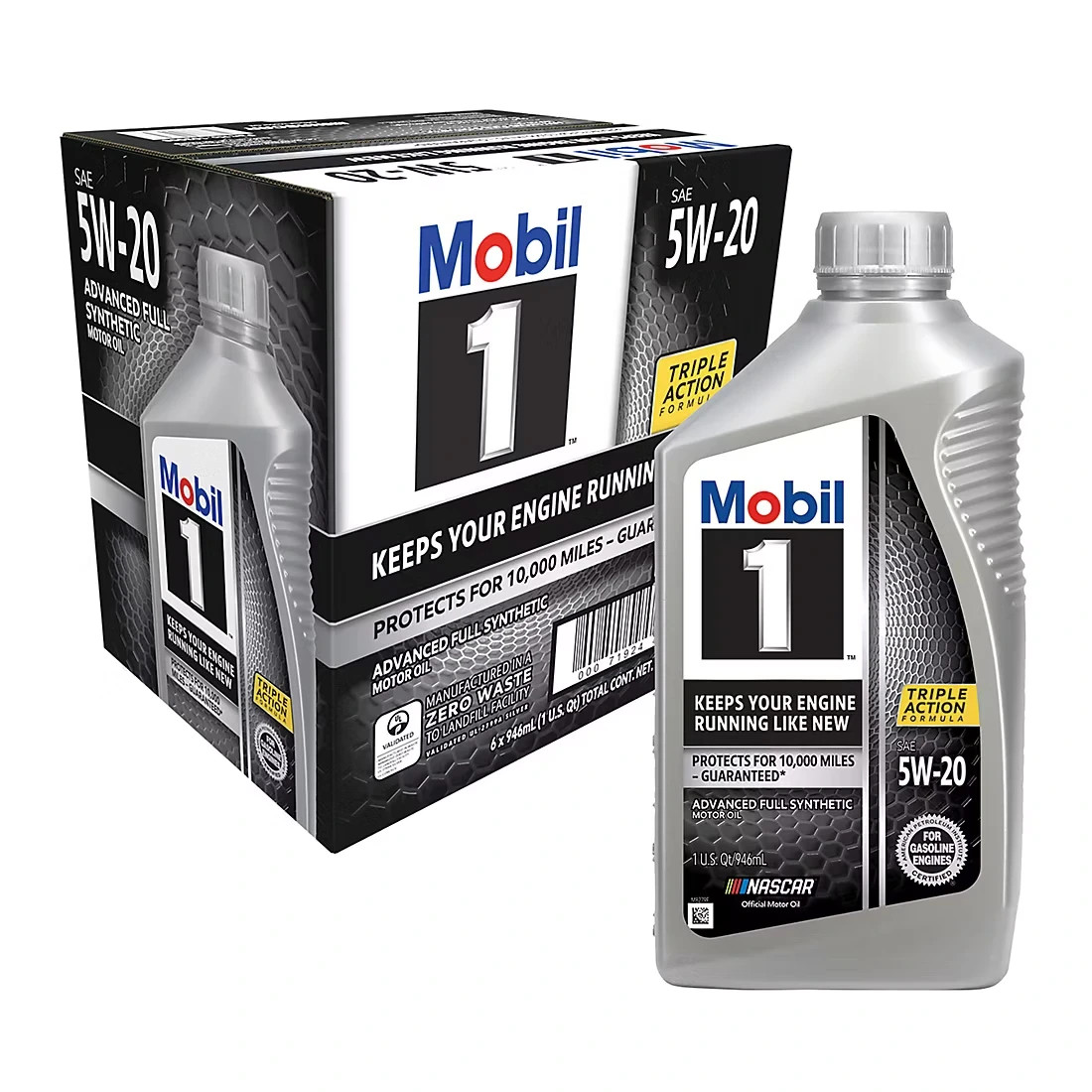 Mobil 1 Advanced Full Synthetic 5W20 6/1 QTS