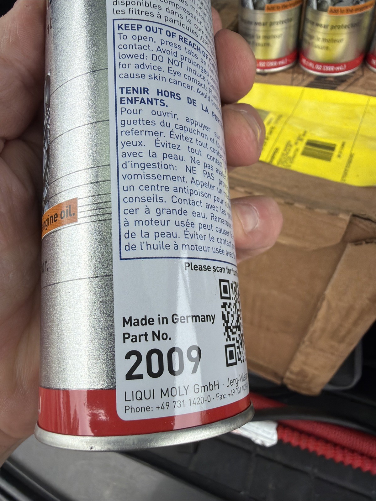 Liqui Moly MoS2 Anti-Friction Engine Treatment | 300 ml | Oil additive Pack of 4