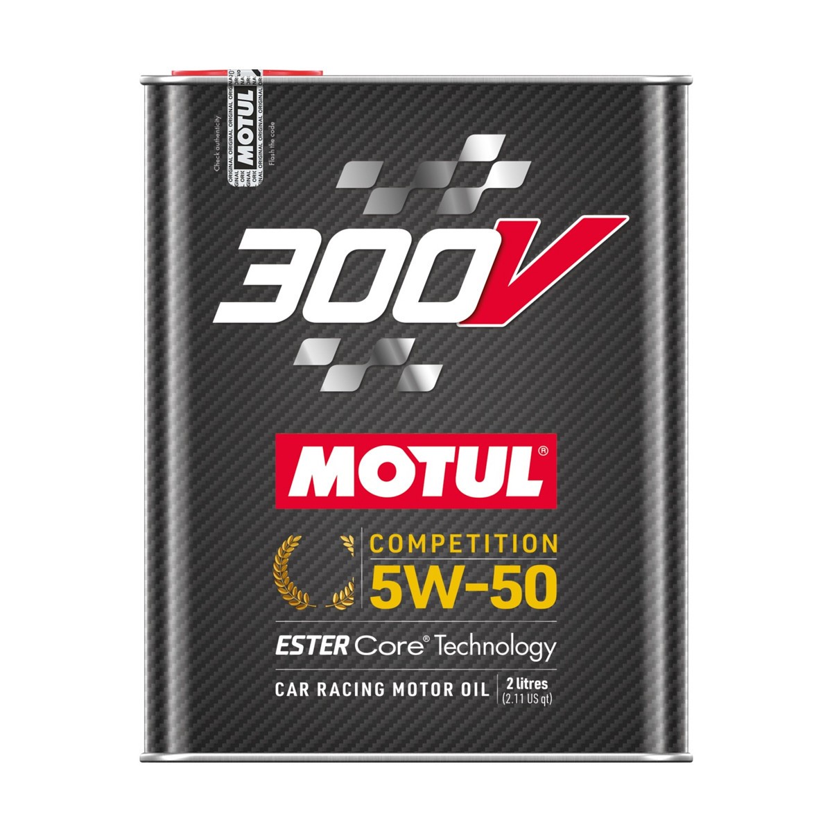 Motul 300V Competition 5W-50 Synthetic Racing Engine Motor Oil (2L=2.11 QUARTS)