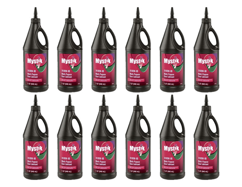 Mystik JT-7 80W-90 Gear Lubricant, Case of 12 – 1 Quart Bottles | 663705002017