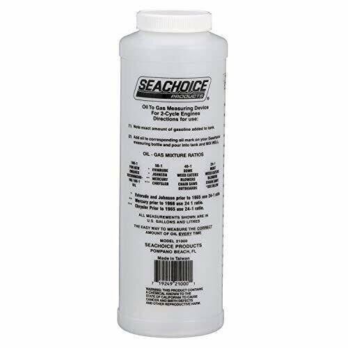 Seachoice 21000 Widemouth 2-Cycle Engine 32-Ounce Marine Oil-to-Gas Mixing Co…