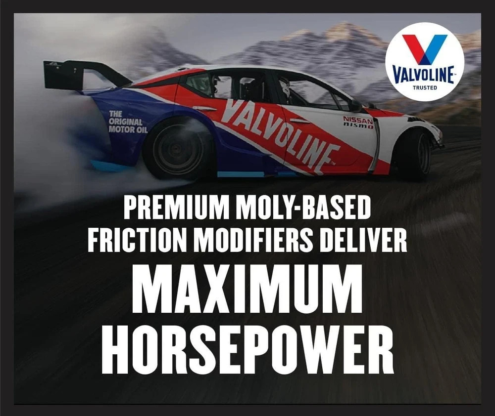 Valvoline VR1 Racing SAE 20W-50 High Performance High Zinc Motor Oil 5 QT