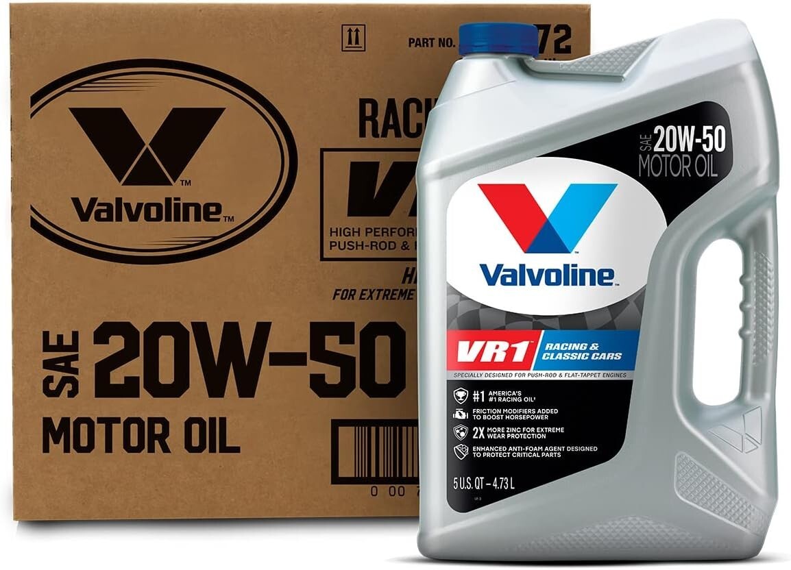 3 PACK…VR1 Racing SAE 20W-50 High Performance High Zinc&Phosphorus Motor Oil