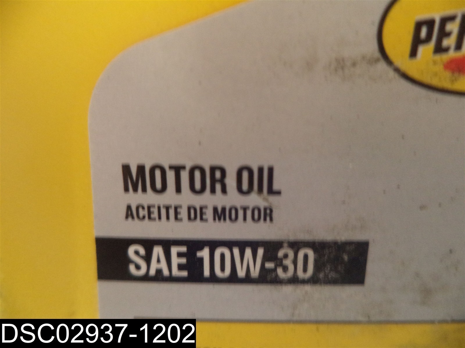 QTY=6 Quarts (6 X 1 Quart) 550035052 Pennzoil 0W-30 Grade Petrol Odor Motor Oil