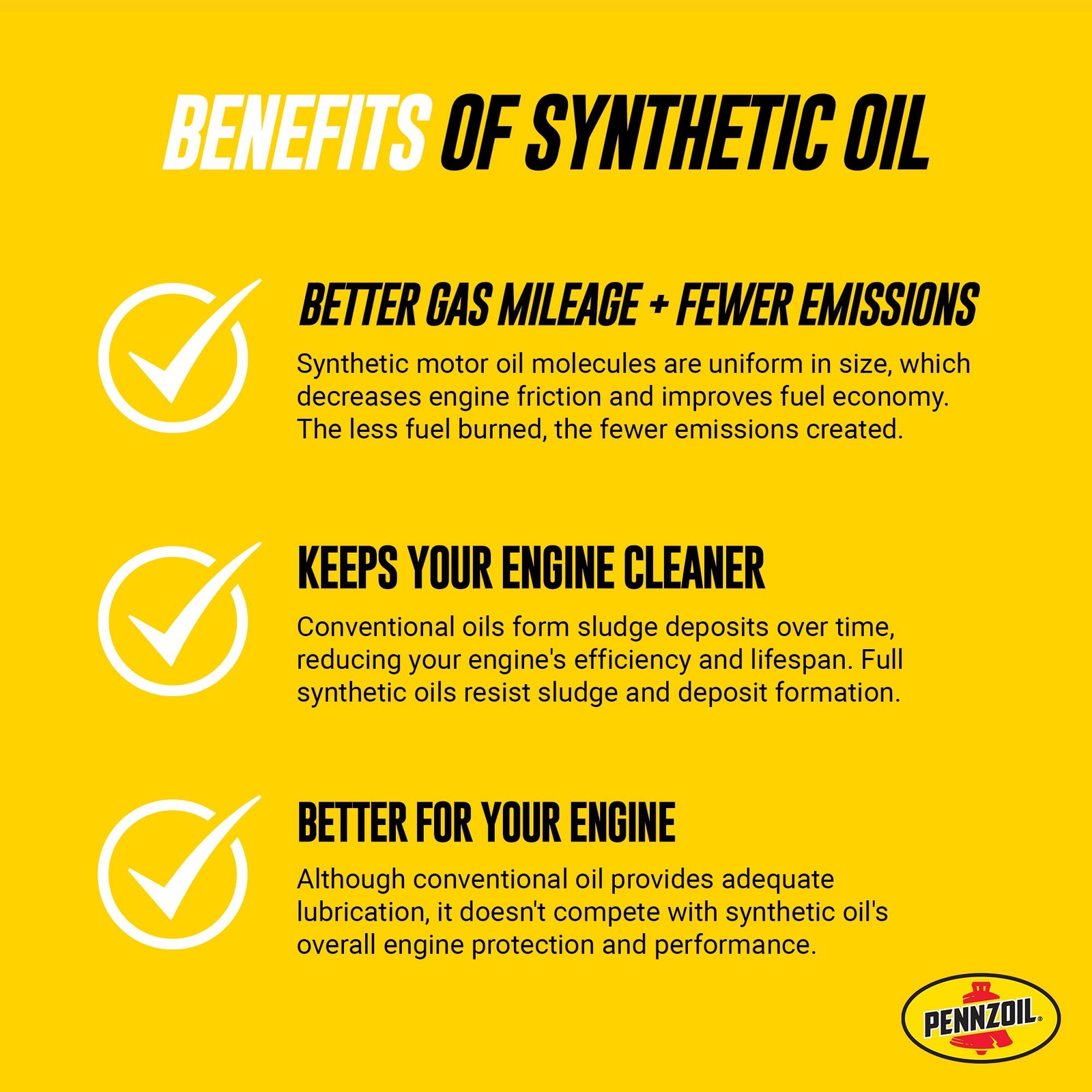 Pennzoil Ultra Platinum Full Synthetic 0W-40 Motor Oil (1 Quart, Case of 6)