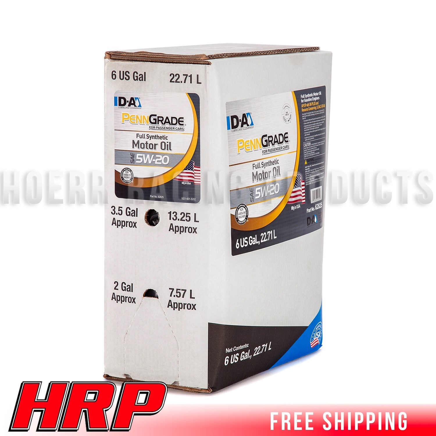 PENN GRADE 1 | 62825 | Full Synthetic Motor Oil SAE 5W-20 | 6 Gallon