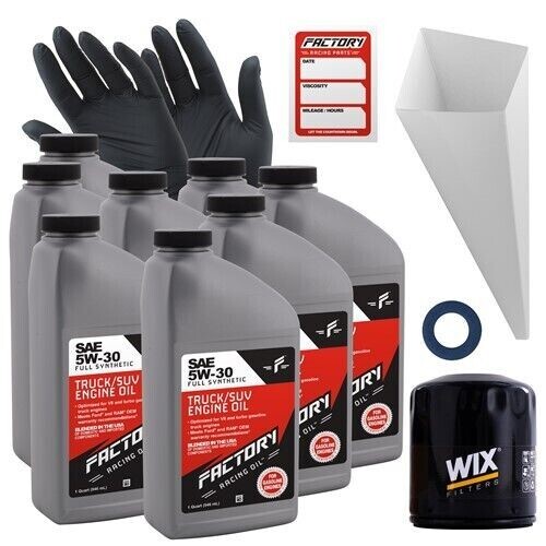 Factory Racing Parts 5W30 8Qt Oil Change Kit For Toyota Land Cruiser 1998-2007