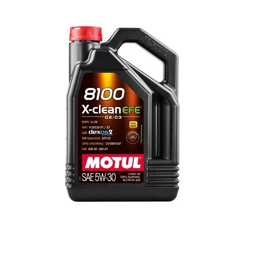 5L MOTOR OIL CAR MOTUL 8100 X-CLEAN EFE 5W-30 100% SYNTHETIC