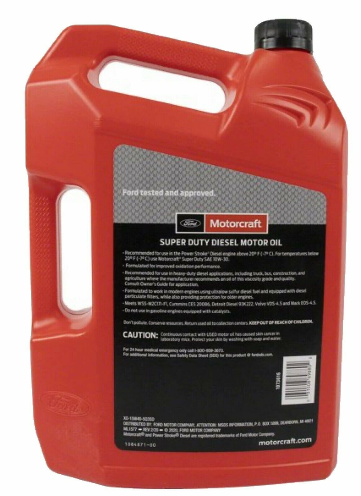 15 Quarts Diesel Engine Oil FORD MOTORCRAFT Super Duty SAE 15W-40