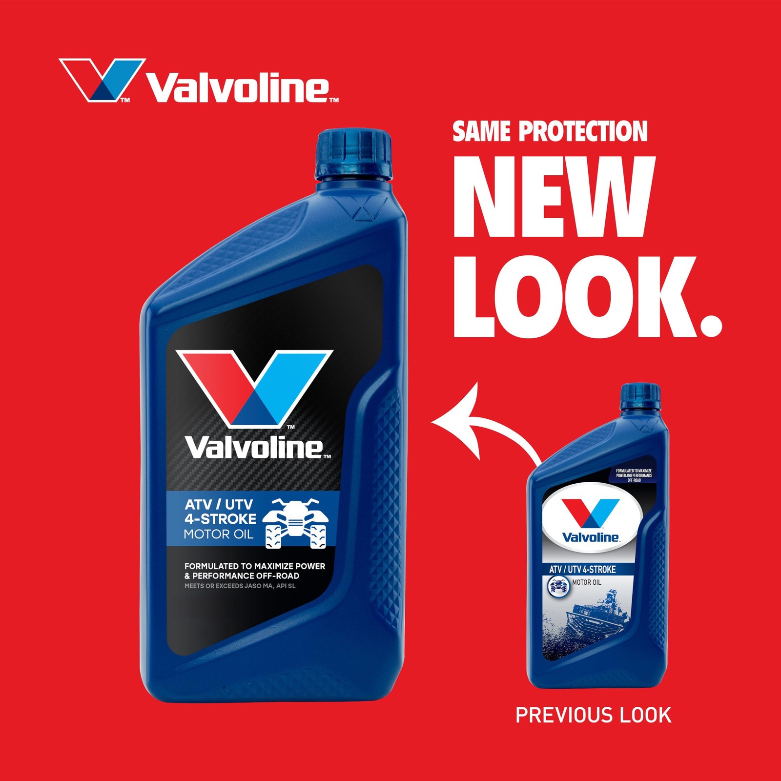 Valvoline 4-Stroke ATV/UTV SAE 10W-40 Motor Oil 1 QT, 1 Case of 6, Gold