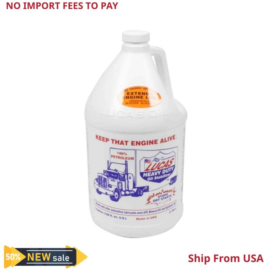 Lucas Oil 10002 Heavy Duty Oil Stabilizer One Gallon Automotive Additive New
