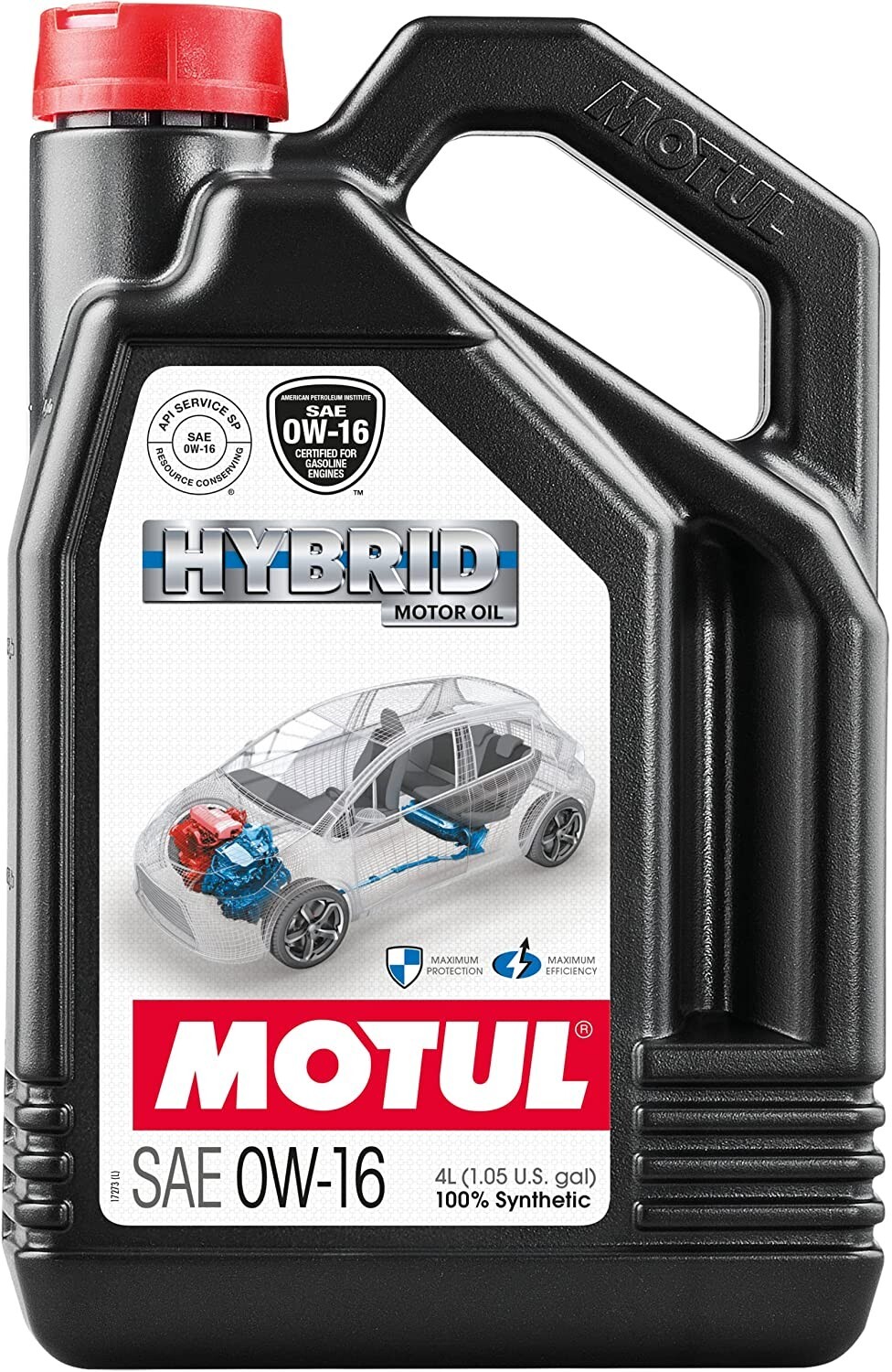 Motul 107154 0W-16 Hybrid Line Motor Oil 4 Liter 100% Synthetic