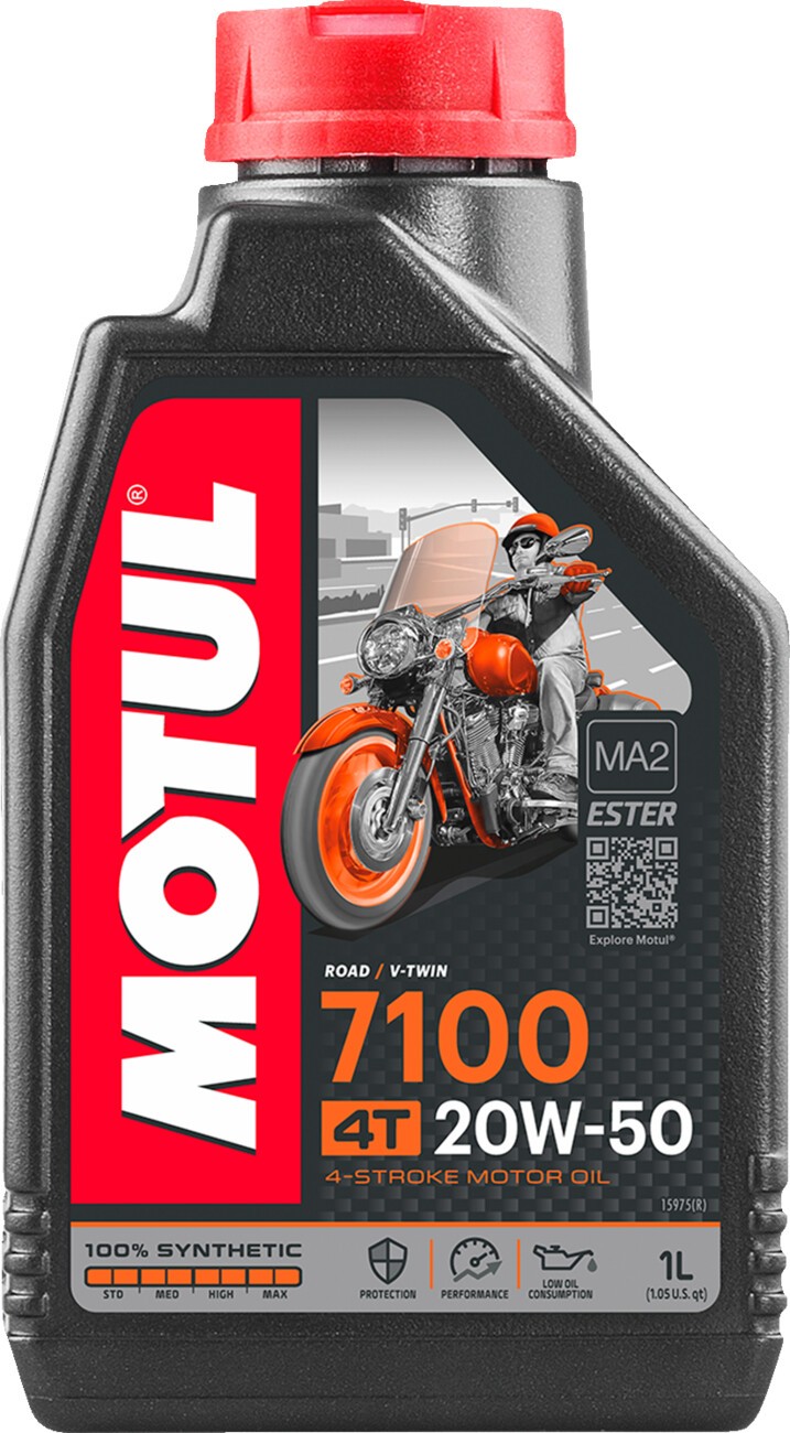 Motul 7100 4T Full Synthetic Ester Motor Oil 20W-50 1L