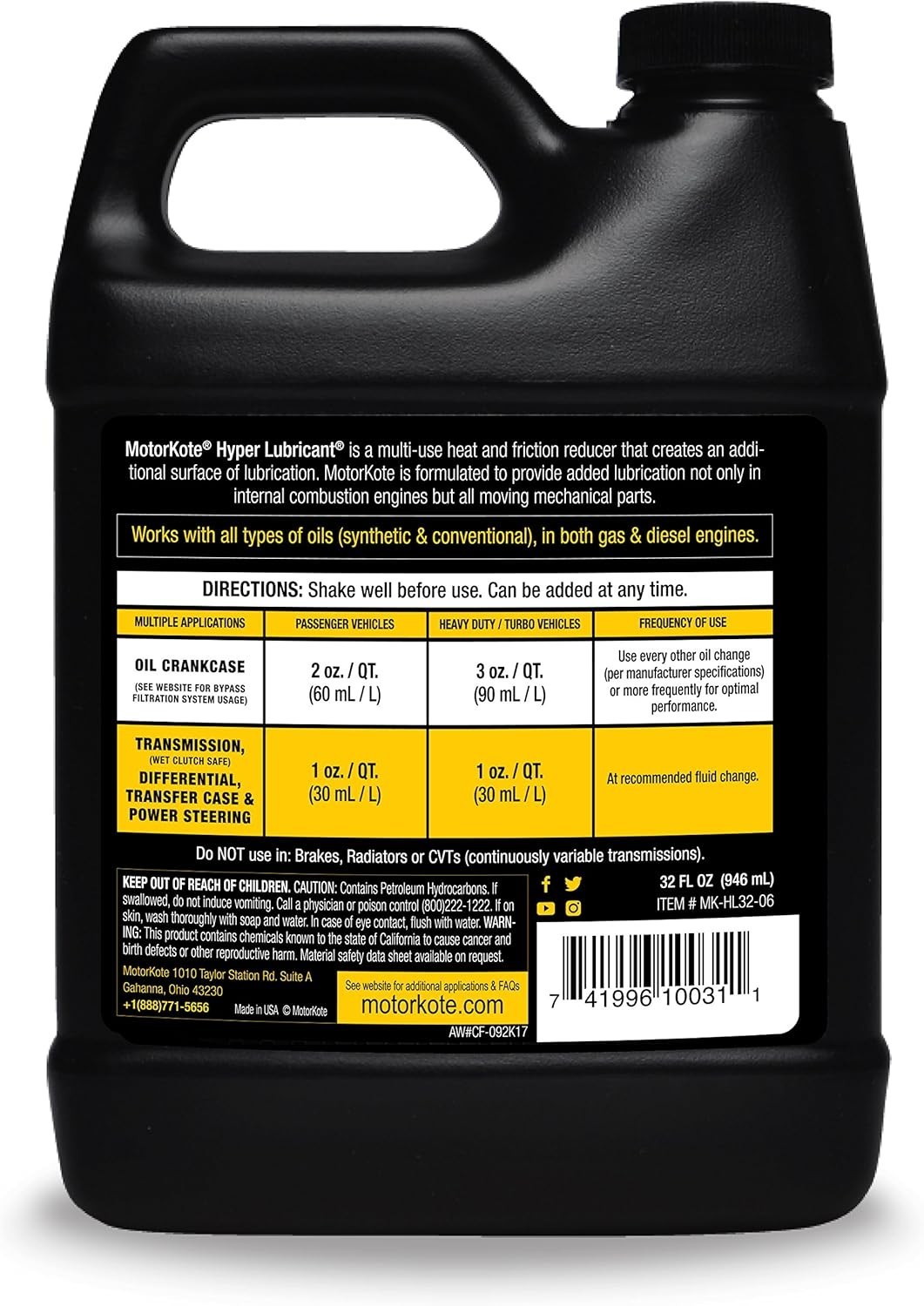 Engine Treatment for High-Performance Vehicles