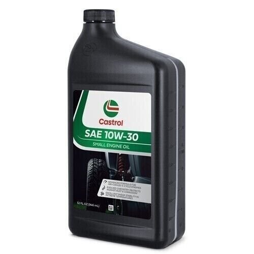 Castrol 215308 SAE 10W-30 Small Engine Oil For 4-Cycle Eng & Lawn Mowers – 32oz