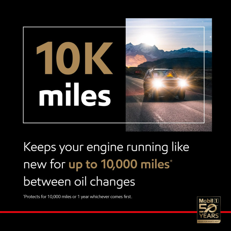 Mobil 1 5W-30 Full Synthetic Motor Oil 5 Qt, Advanced Engine Protection