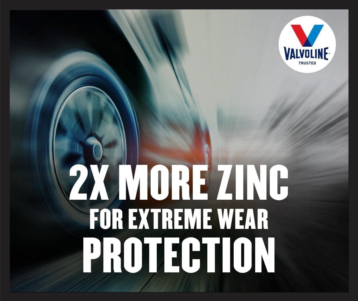 Valvoline VR1 Racing SAE 20W-50 High Performance High Zinc Motor Oil 5 QT New