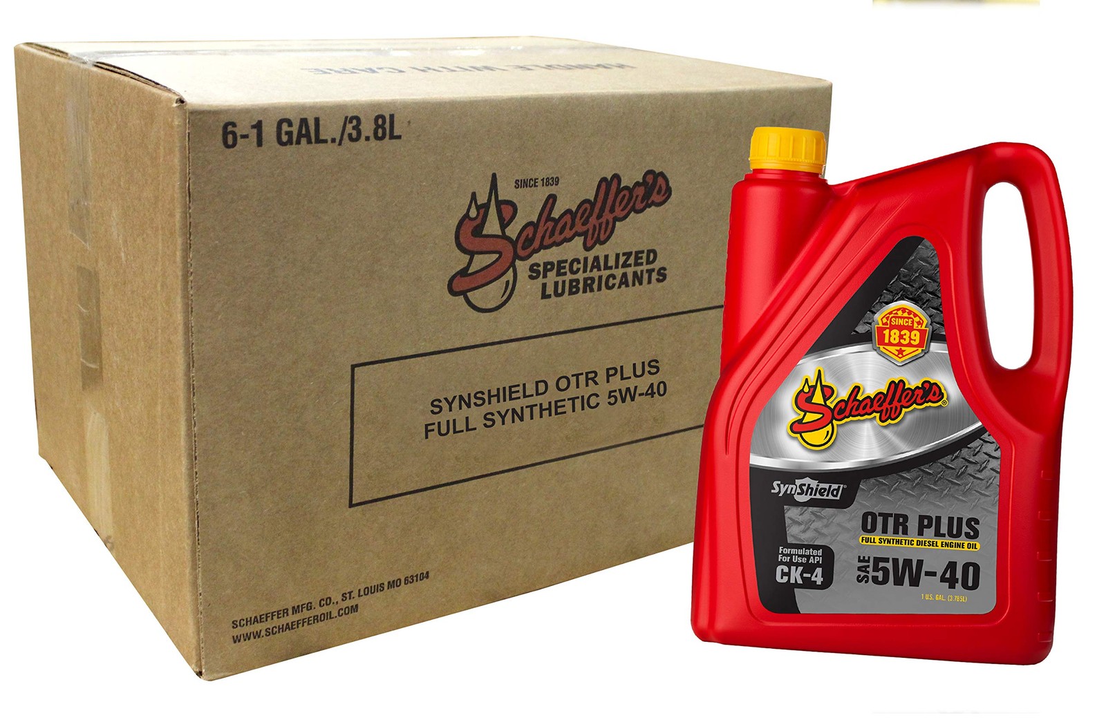 Diesel Engine Oil 5W-40 Full Synthetic 1 Gallon Bottle Pack 9000CK4-006 Plus
