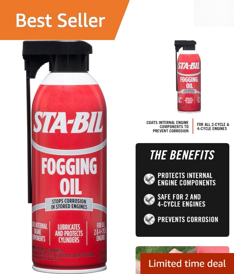 12 oz. STA-BIL Fogging Oil – Ultimate Engine Protection for 2 & 4 Cycle Engines