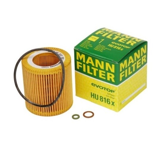 Oil Change Kit w/LiquiMoly 5W-30 + MANN Filter HU816x compatibility below
