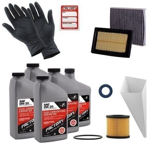 Factory Racing Parts 0W20 4.5 Qt Oil Change Kit for Toyota Prius Hybrid/Prime