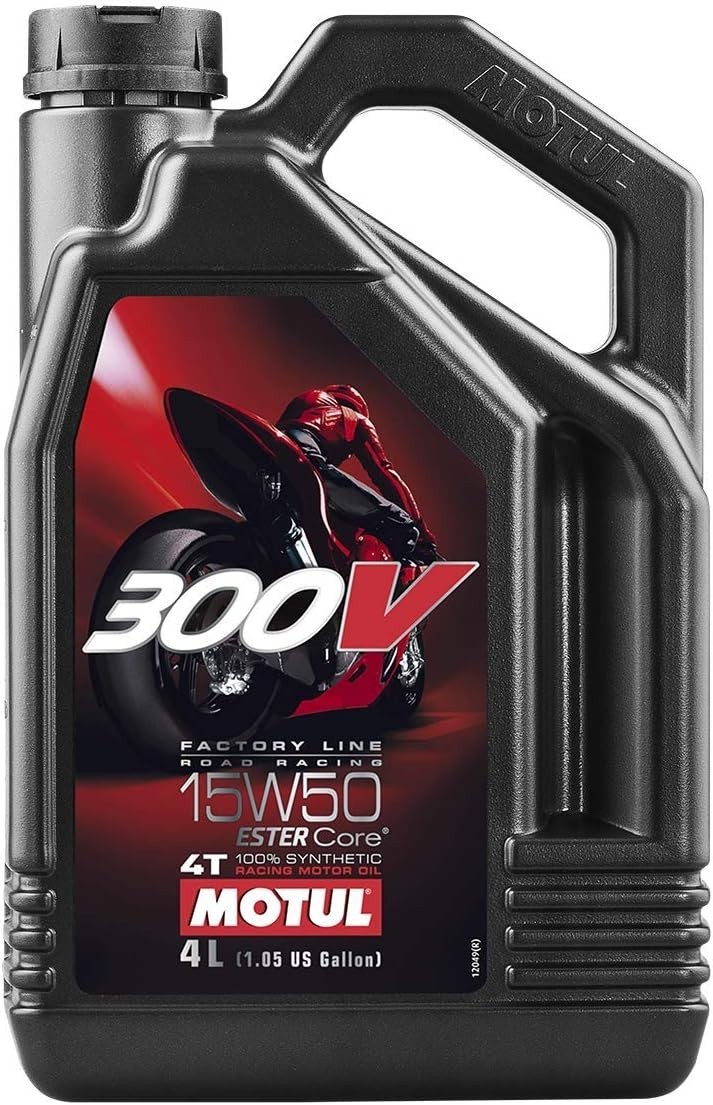 Motul 300V Factory Line Road Racing 15W-50 Engine Oil 4T Full Synthetic (104129)