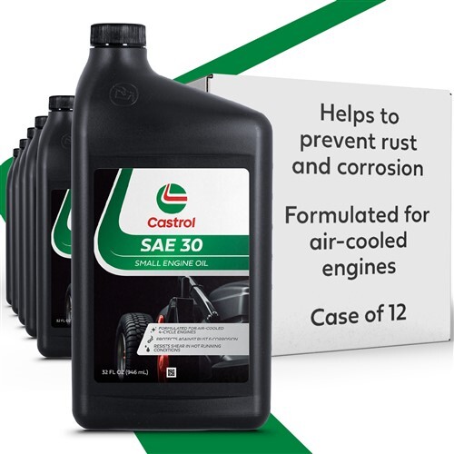 Castrol 215306 SAE 30 Small Engine Synthetic Oil – 4-Cycle Gas Eng – Case of 12