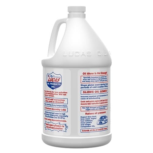 Lucas Oil 10002 Heavy Duty Oil Stabilizer – 1 Gallon (Pack of 4)
