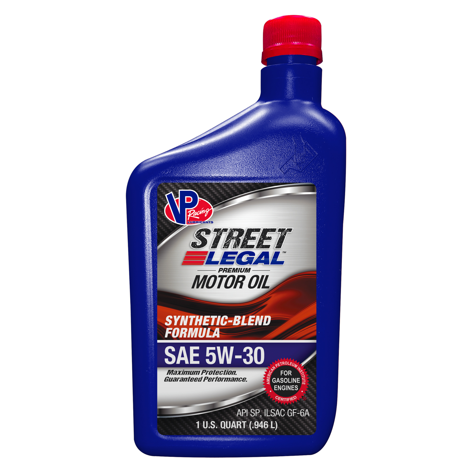 VP Racing Fuels VP3753043C Street Legal Synthetic-Blend Formula 5W-30 GF-6 12/Qt