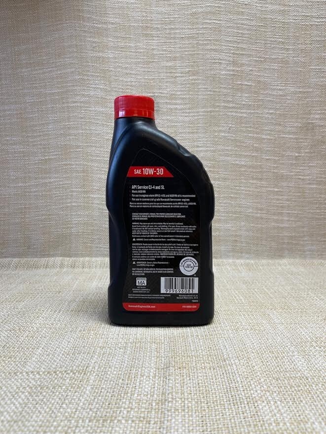 Kawasaki 99969-6081 4-Cycle Engine Oil 32oz SAE 10W-30