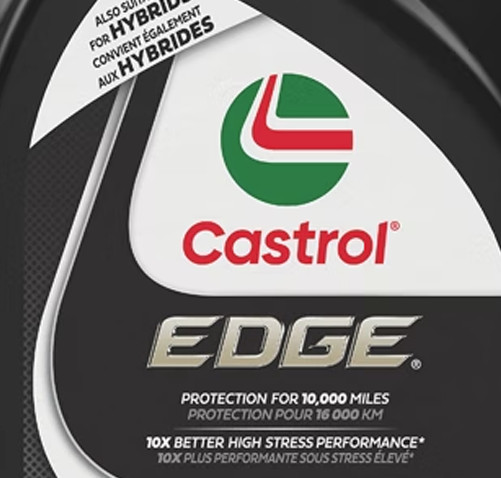 Castrol EDGE 0W-16 Full Synthetic Motor Oil, Case of 6-1 Quart Bottles | 15D32F