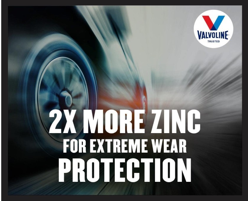 Valvoline VR1 Racing SAE 20W-50 Motor Oil 5 QT, Help Minimize Friction, New