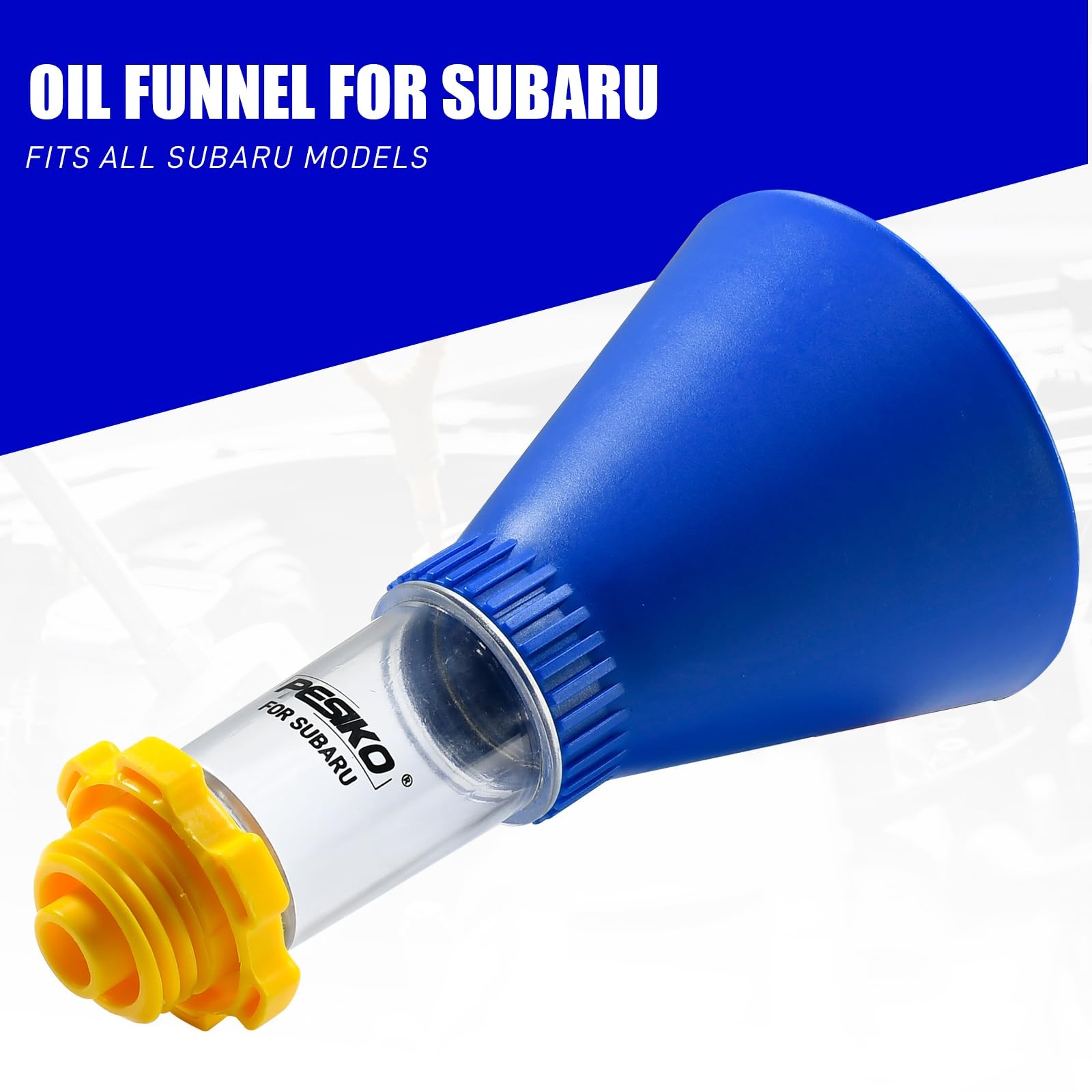 Engine Oil Funnel SpillHandsCompatible with Vehicle for Fast & Easy Oil Change