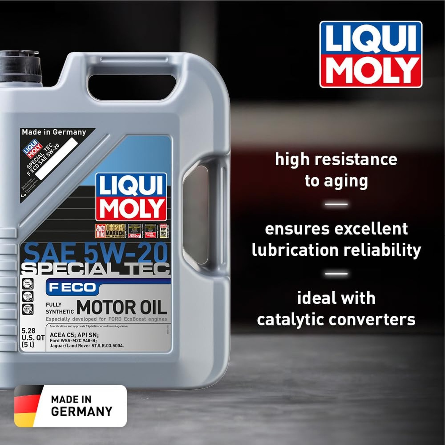 LIQUI MOLY Special Tec F ECO SAE 5W-20 | 5 L | Synthesis technology motor oil…