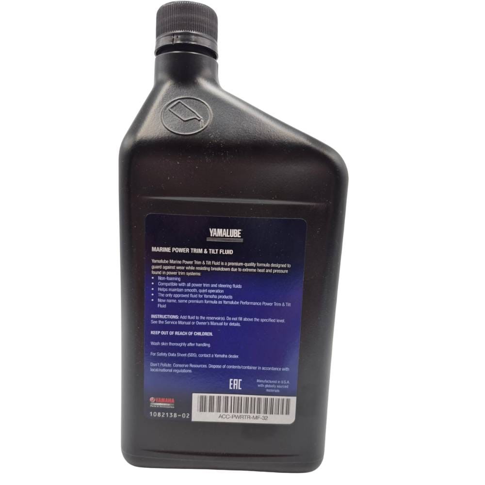 Yamaha Marine Yamalube Power Trim & Tilt Fluid – OEMPart Number: ACC-PWRTR-MF-32