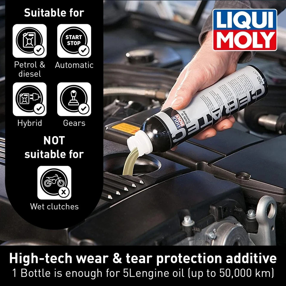 LIQUI MOLY Oil Additive Cera Tec 20002 Ceramic Wear Tear Protection for Pet…
