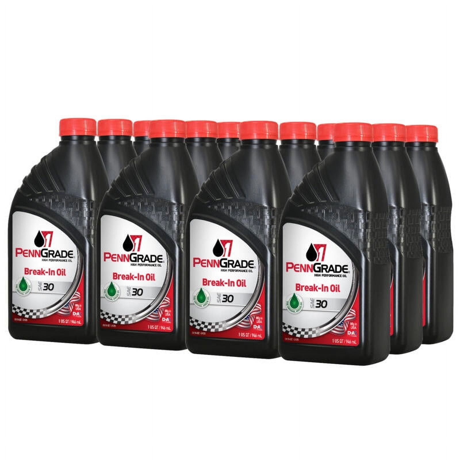 Brad Penn / 71206 PennGrade 1 Break-In Engine Oil, SAE 30, 12 Quarts, Dozen