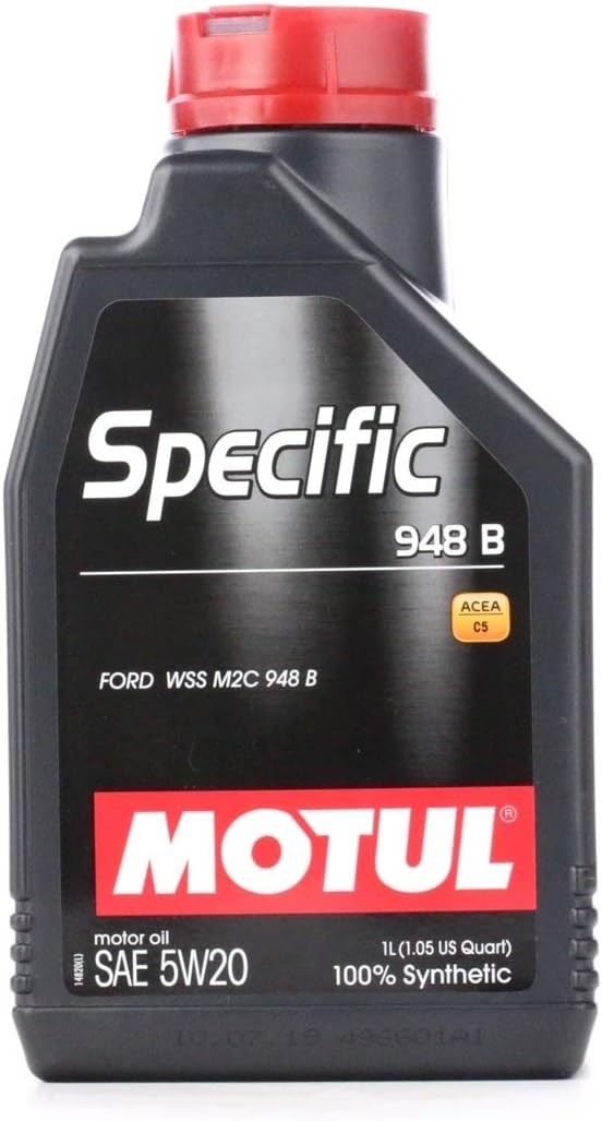 106352 Specific 948 B 5W-20 Synthetic Motor Oil, 5 Liter, 128. Fluid_Ounces, …