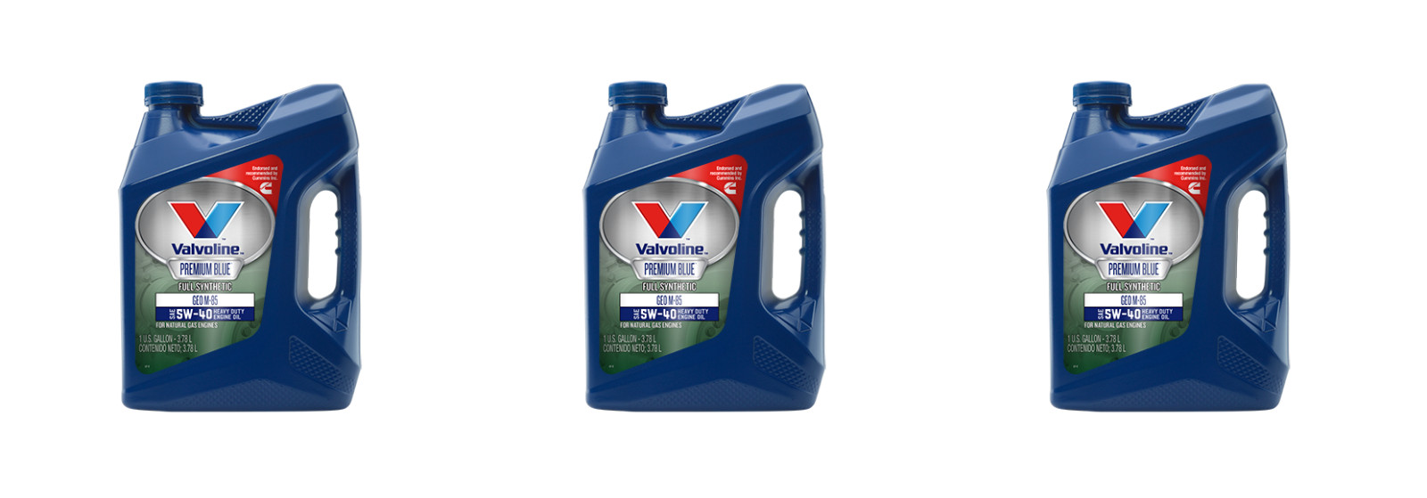 Valvoline Premium Blue GEO M-85 5W-40 Natural Gas Engine Oil, Case of 3 – 1 Gals