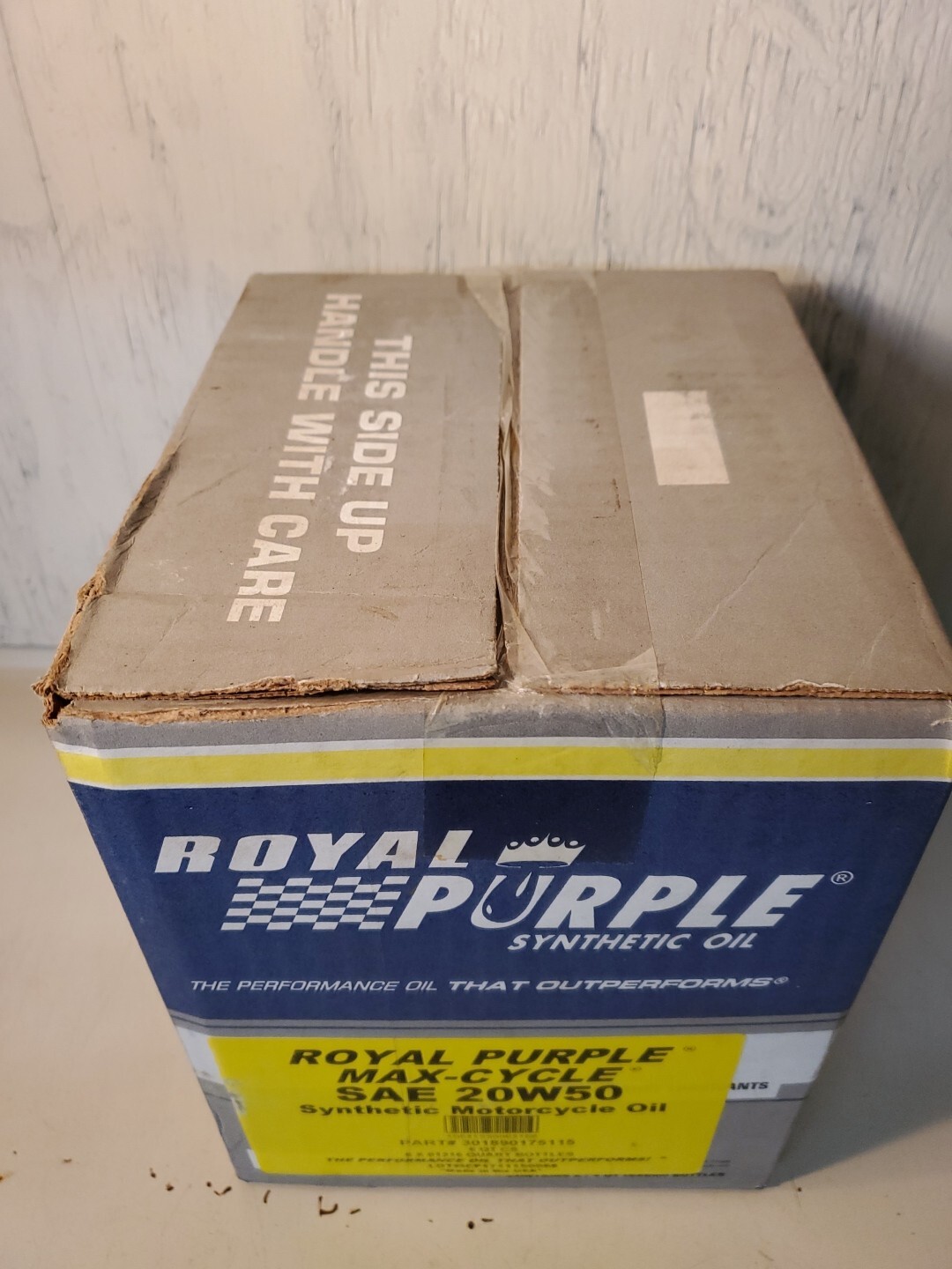 Royal Purple 01316 20W-50 Max Cycle Synthetic Motorcyle Oil Pack of 6 Quarts