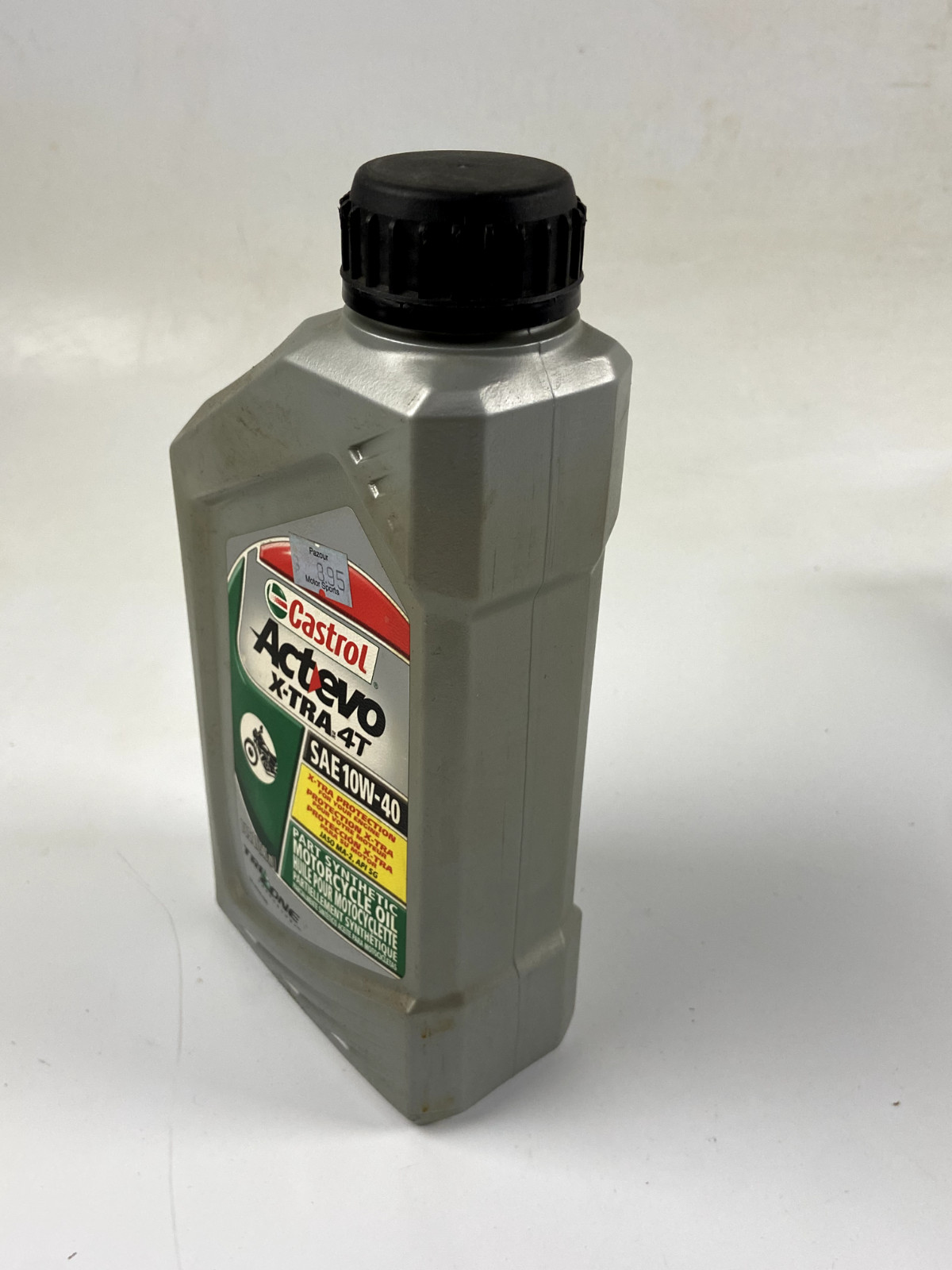 CASTROL ACTEVO X-TRA 4T SYNTHETIC MOTORCYCLE OIL SAE 10W-40 1 QUART (946ml)